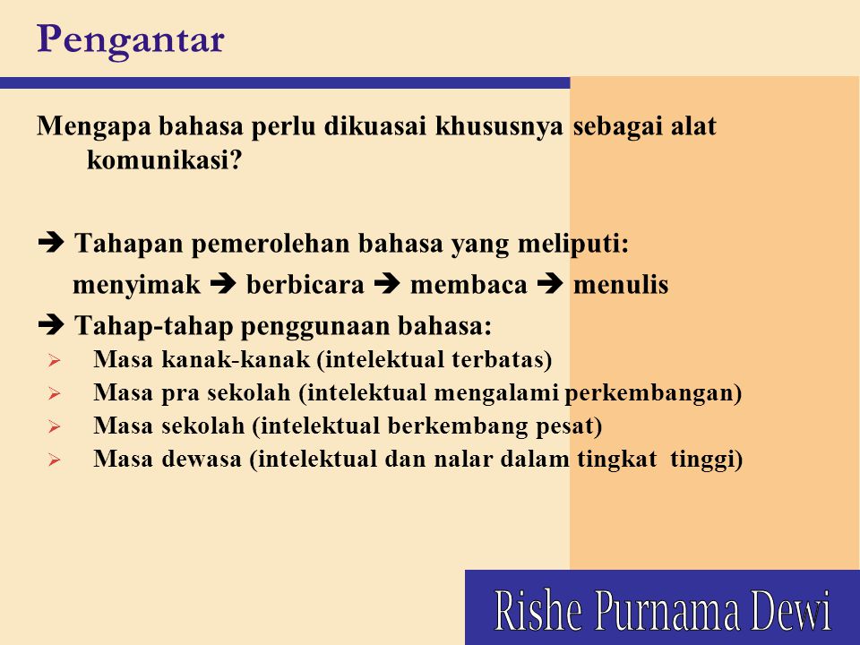 Pengantar Rishe Purnama Dewi