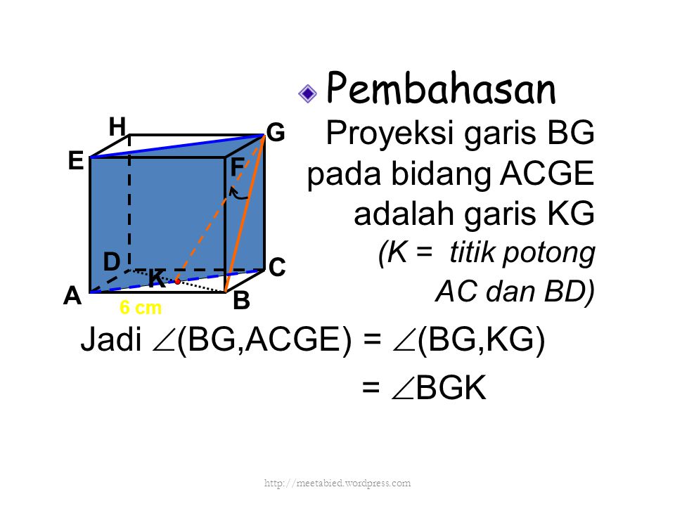 Jadi (BG,ACGE) = (BG,KG) = BGK