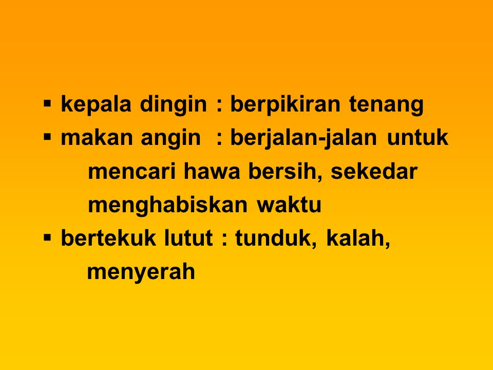 Bahasa Indonesia Kosa Kata Ppt Download