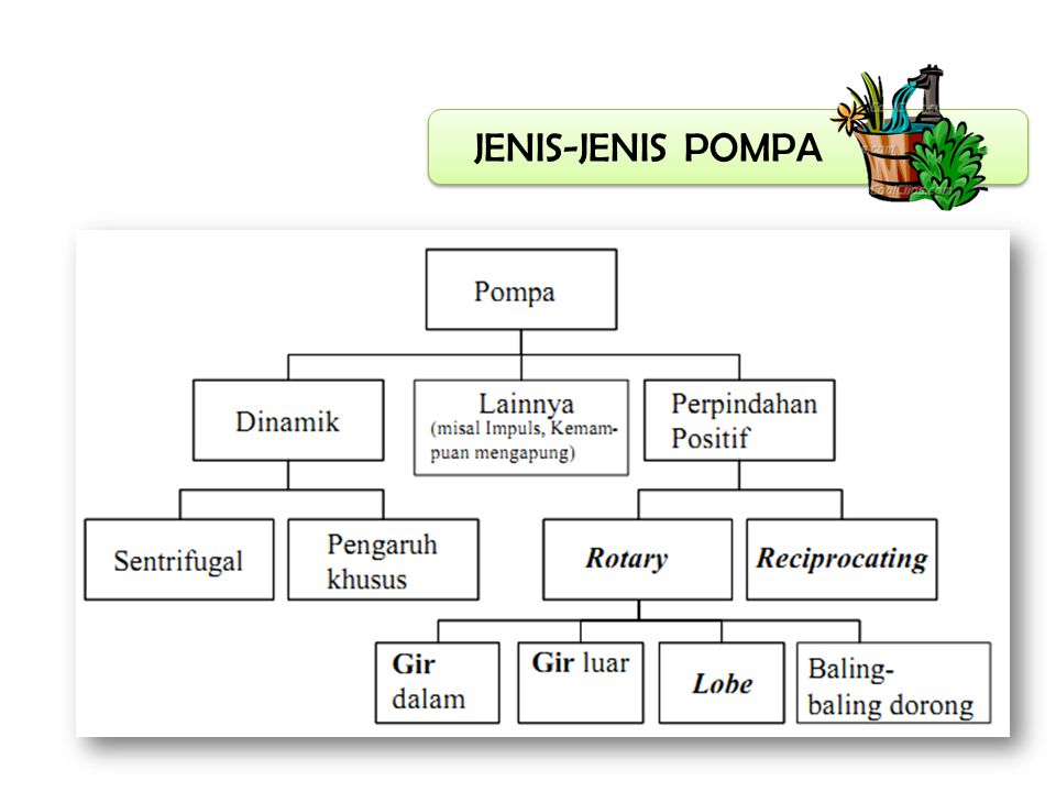 JENIS-JENIS POMPA