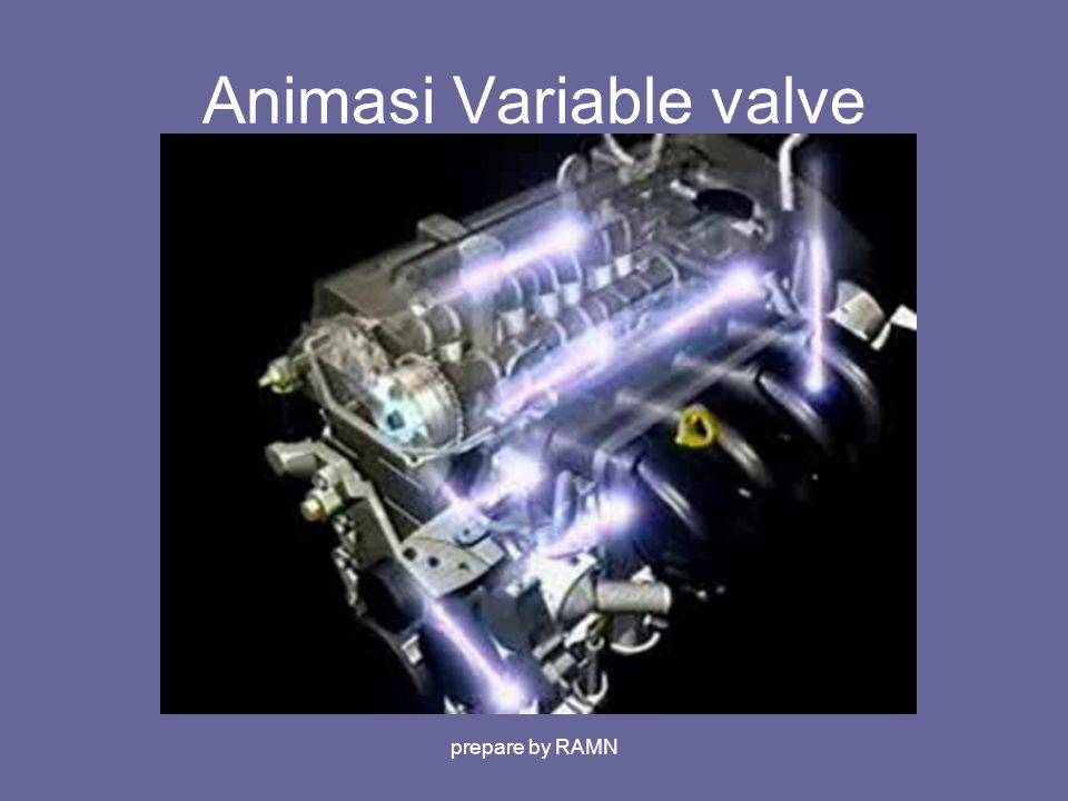 Animasi Variable valve