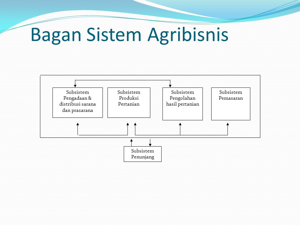 Bagan Sistem Agribisnis