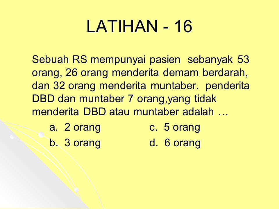 LATIHAN - 16