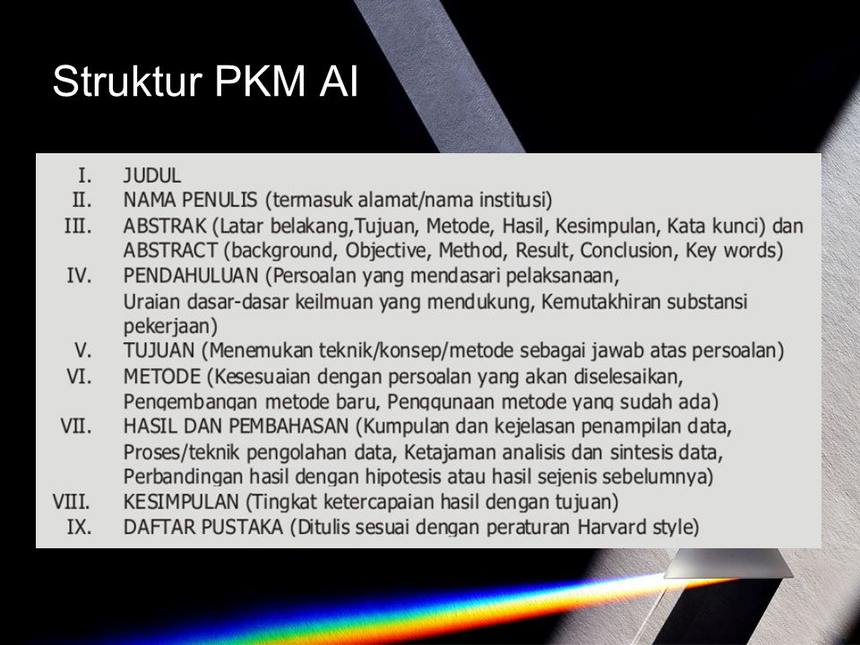Struktur PKM AI