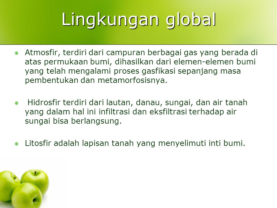 Lingkungan global