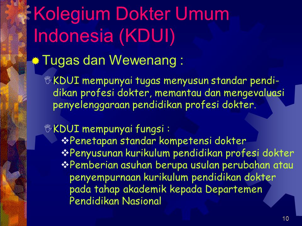 Kolegium Dokter Umum Indonesia (KDUI)
