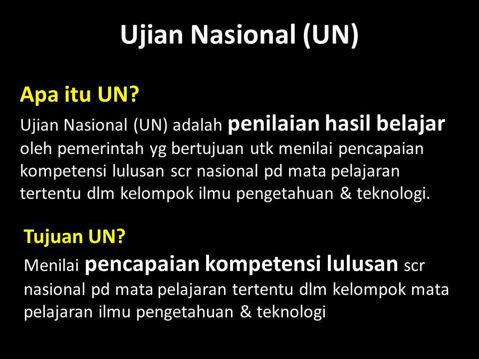 apa itu ujian nasional