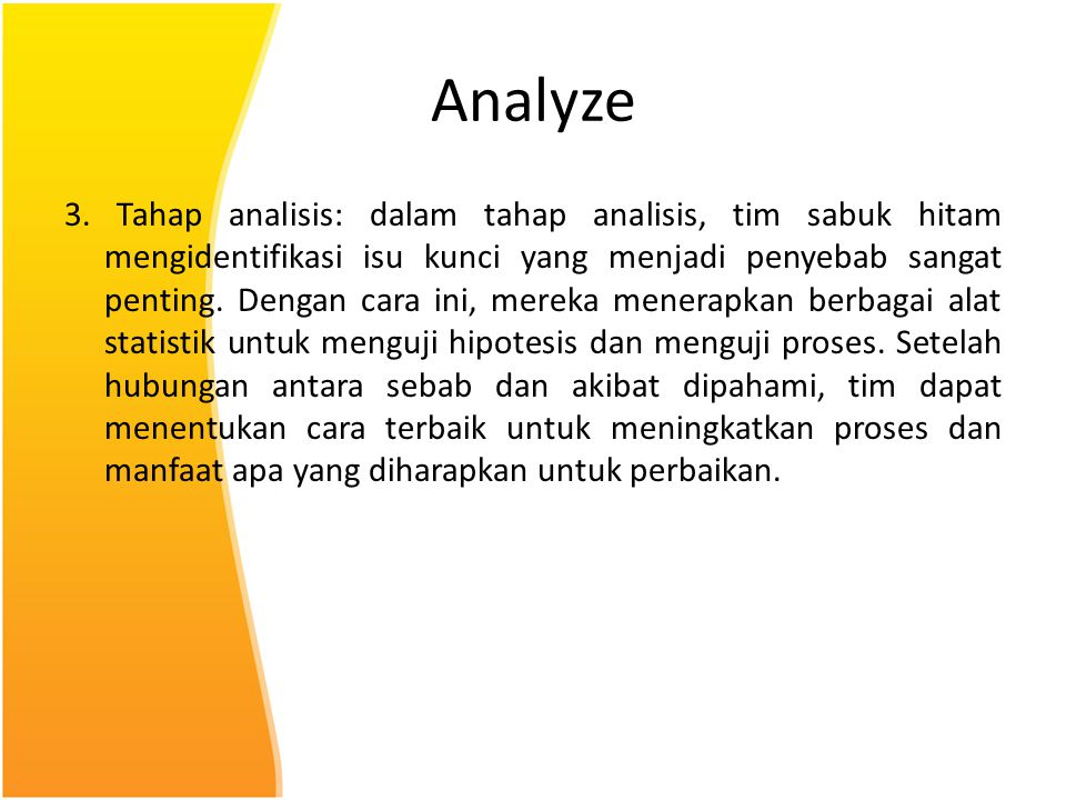 Analyze