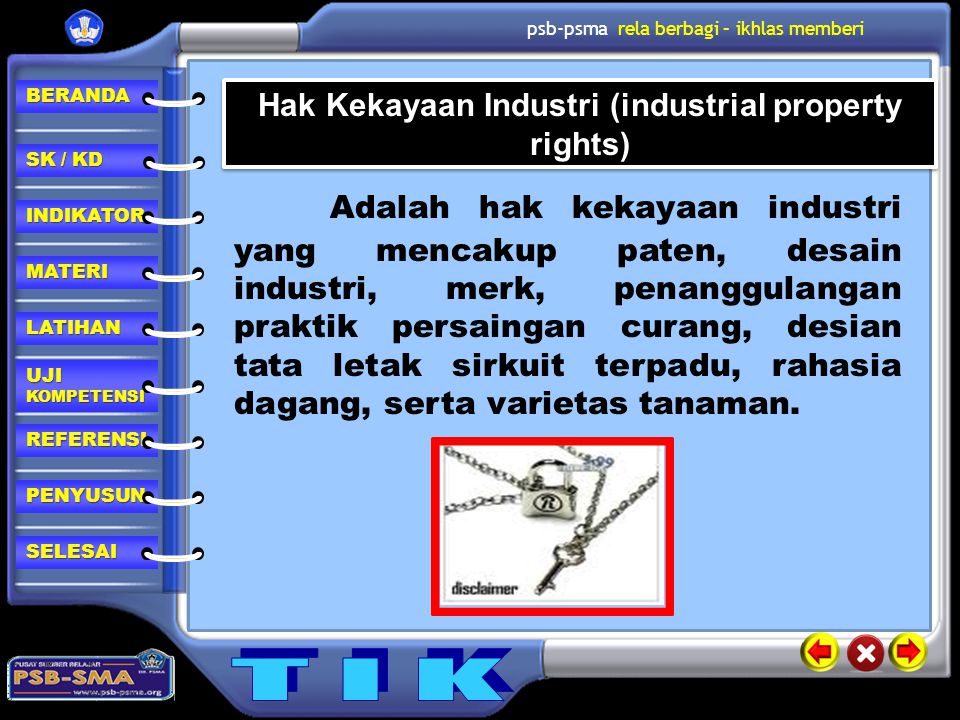 Hak Kekayaan Industri (industrial property rights)