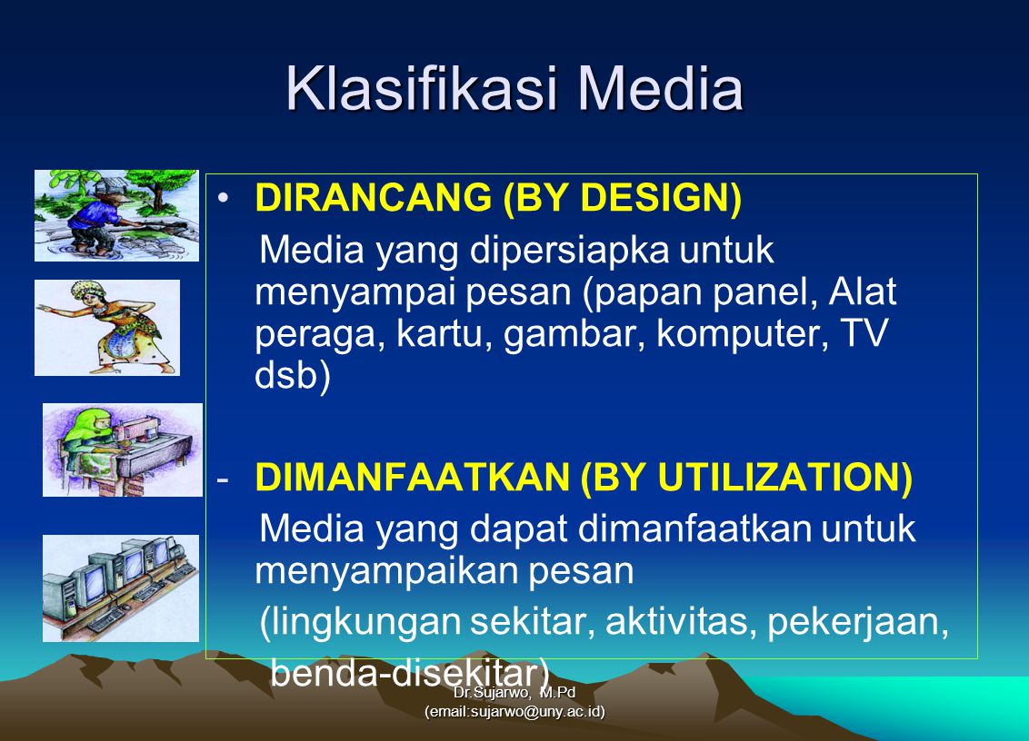 Klasifikasi Media DIRANCANG (BY DESIGN)