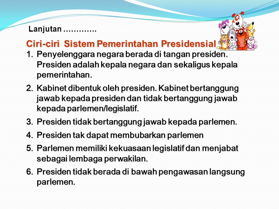 Karakteristik pemerintahan indonesia setelah perubahan uud 1945
