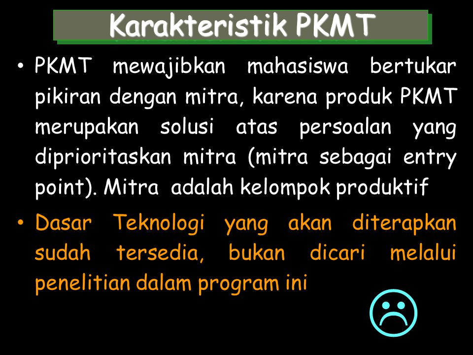 Karakteristik PKMT