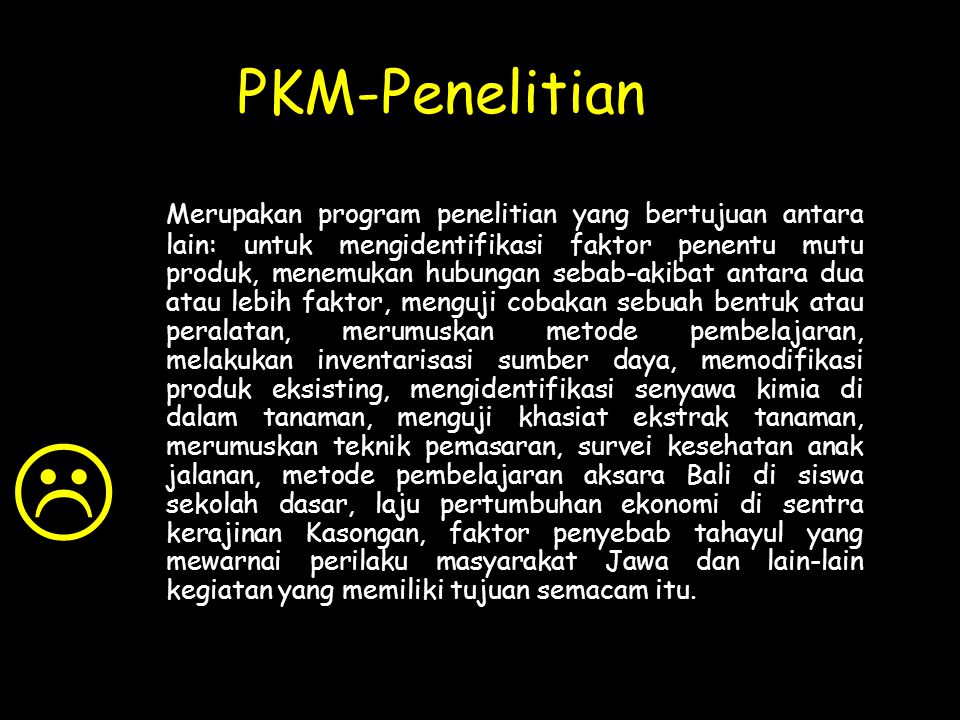 PKM-Penelitian