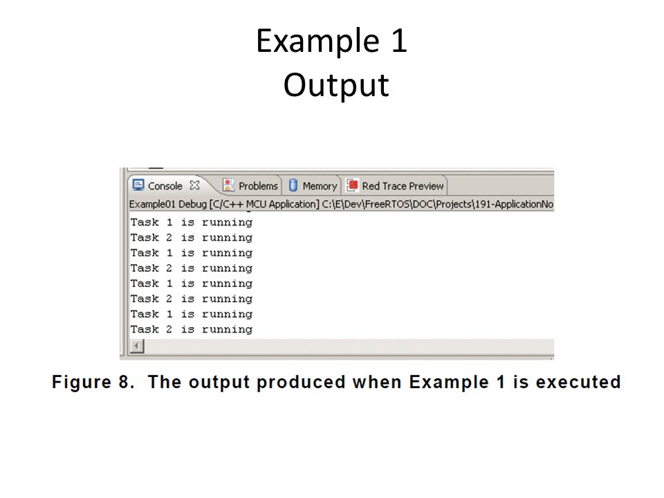 Example 1 Output
