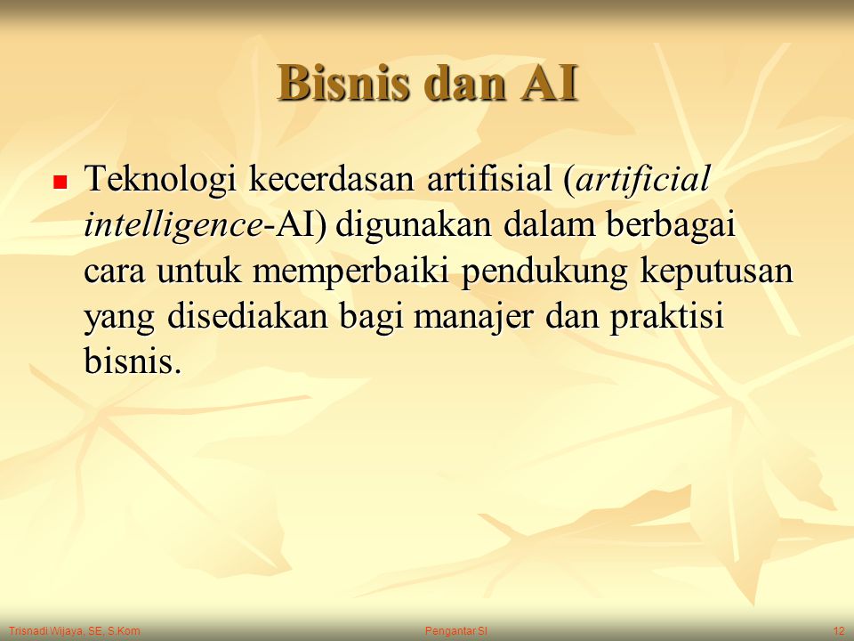 Bisnis dan AI