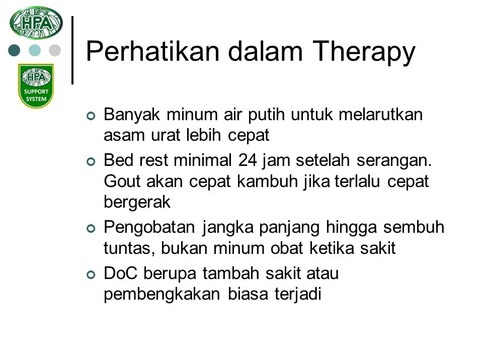 Perhatikan dalam Therapy