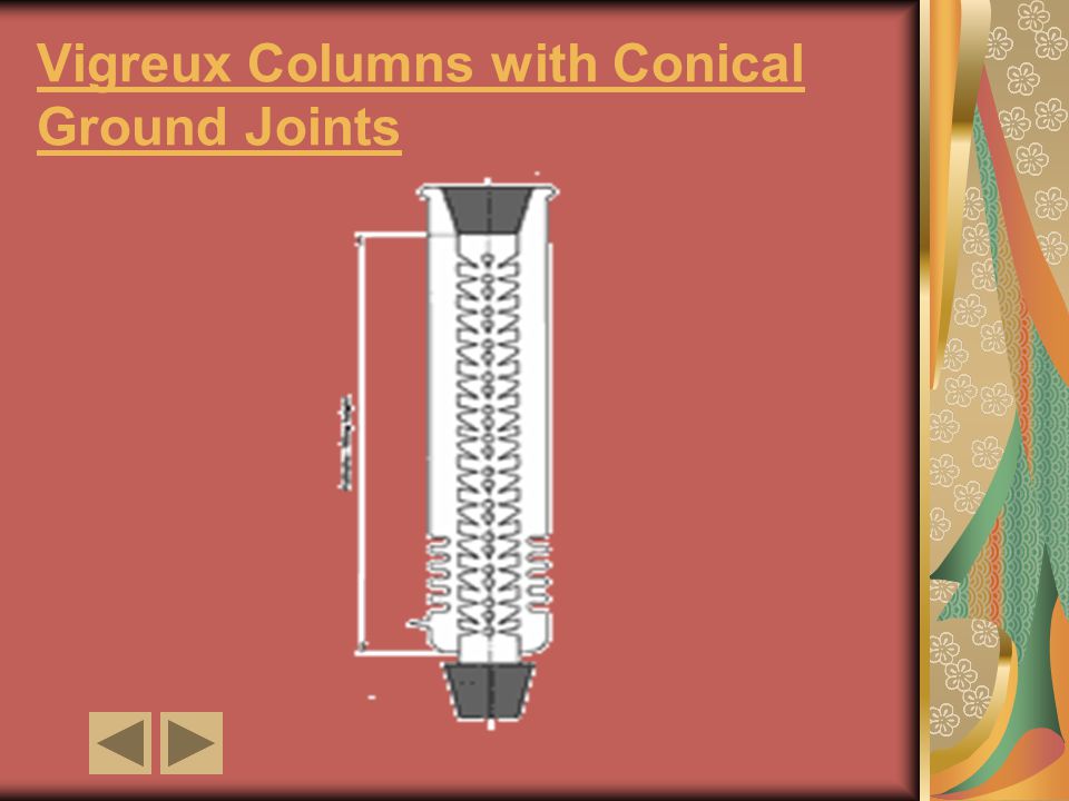Vigreux Columns with Conical Ground Joints