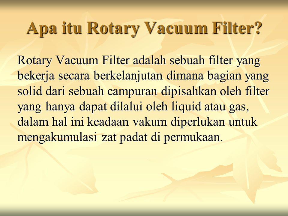 Apa itu Rotary Vacuum Filter