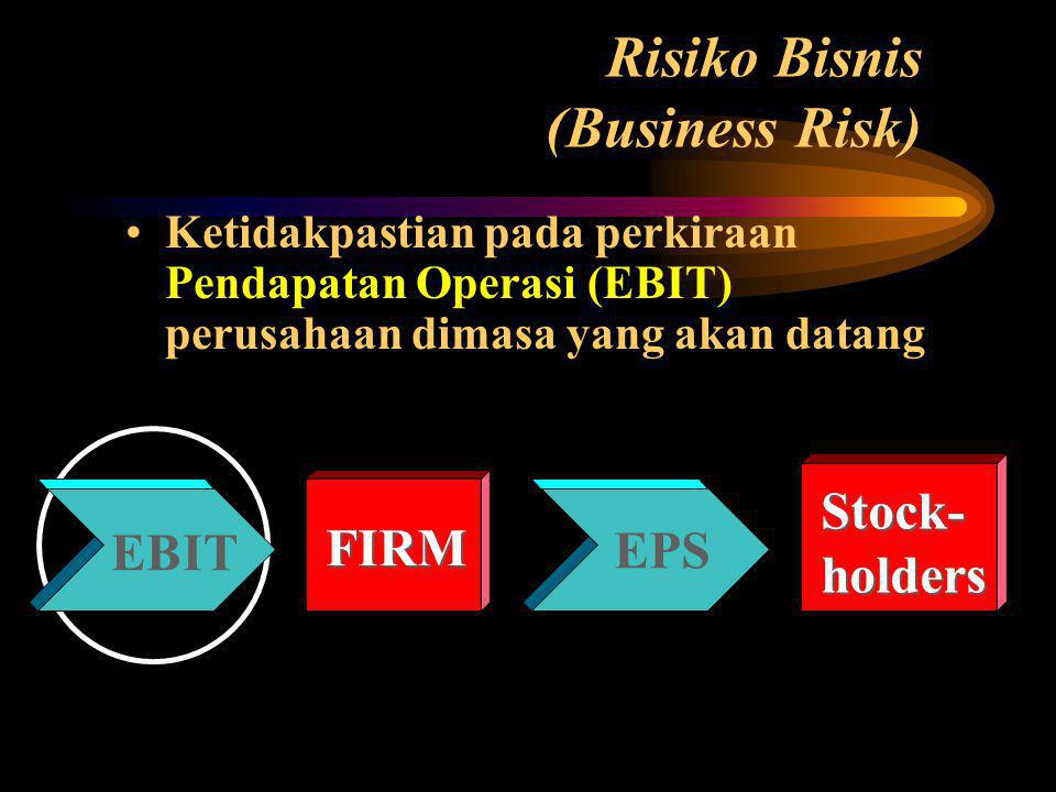 Risiko Bisnis (Business Risk)