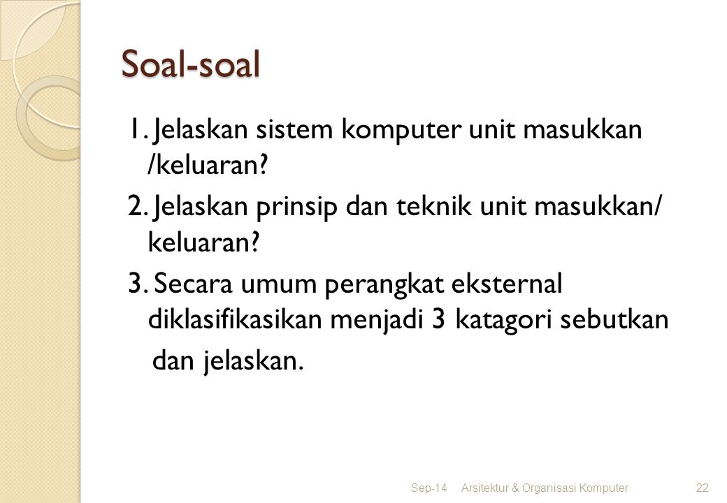 Soal-soal