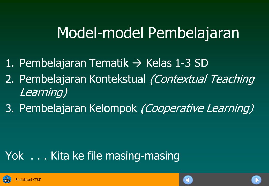Model-model Pembelajaran