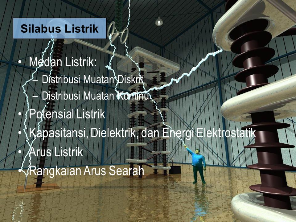 Kapasitansi, Dielektrik, dan Energi Elektrostatik Arus Listrik