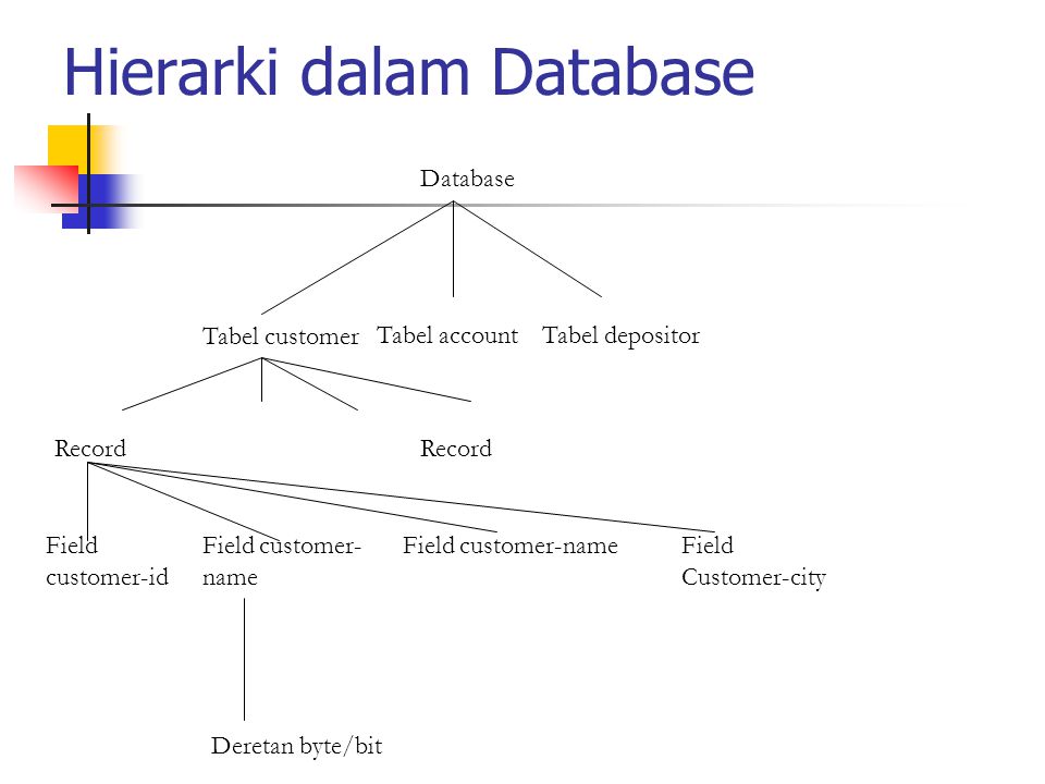 Hierarki dalam Database