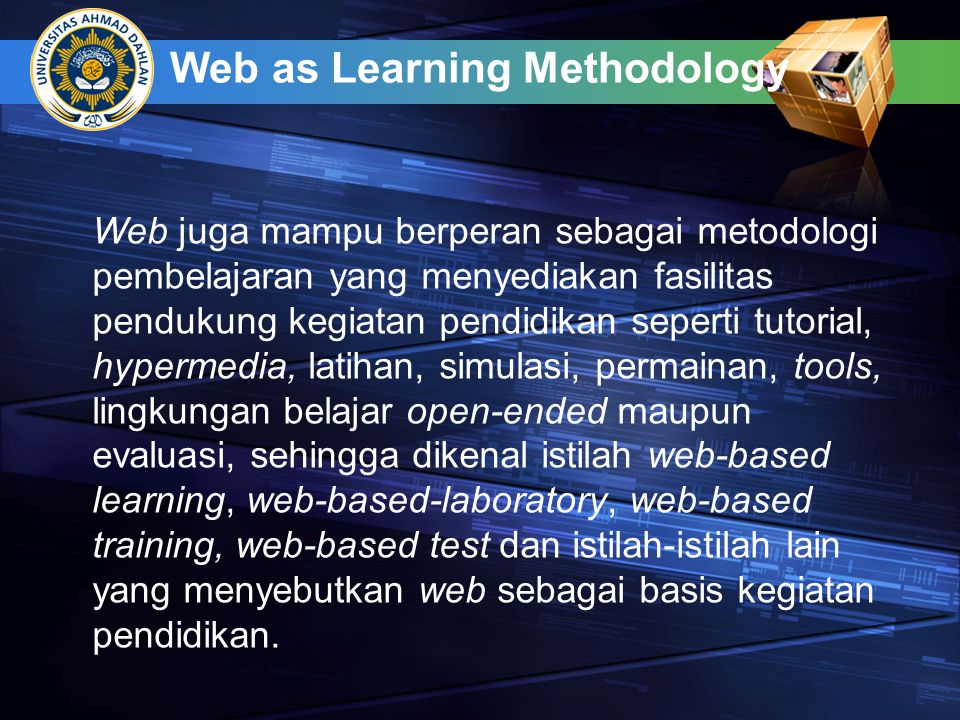 Web as Learning Methodology