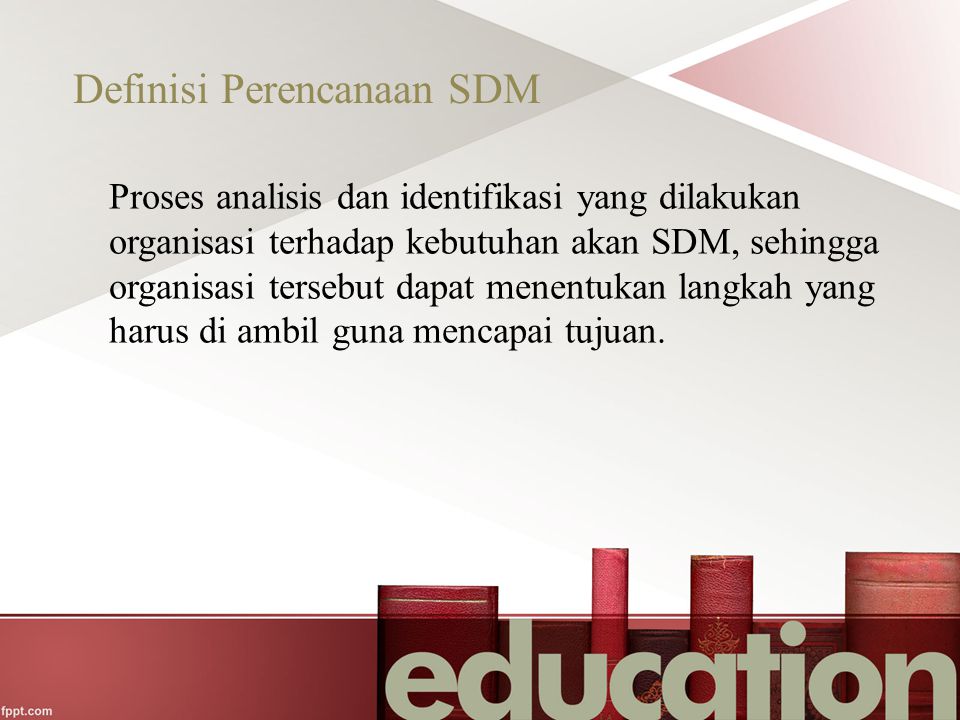 Definisi Perencanaan SDM