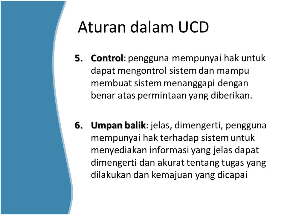 Aturan dalam UCD