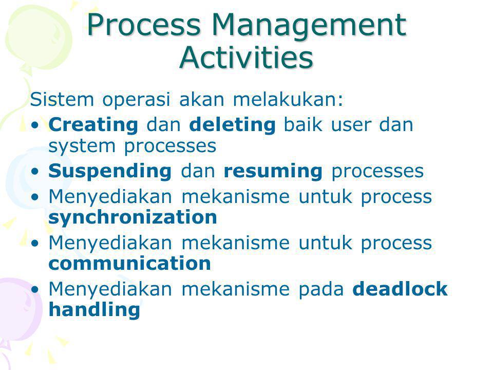 Management activities