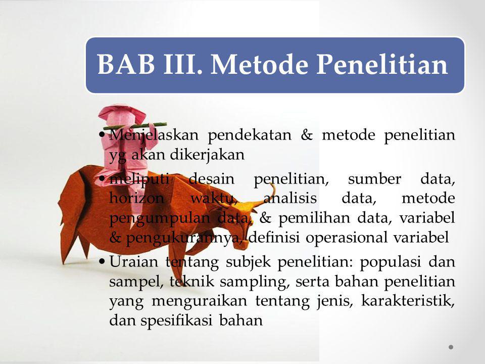 BAB III. Metode Penelitian
