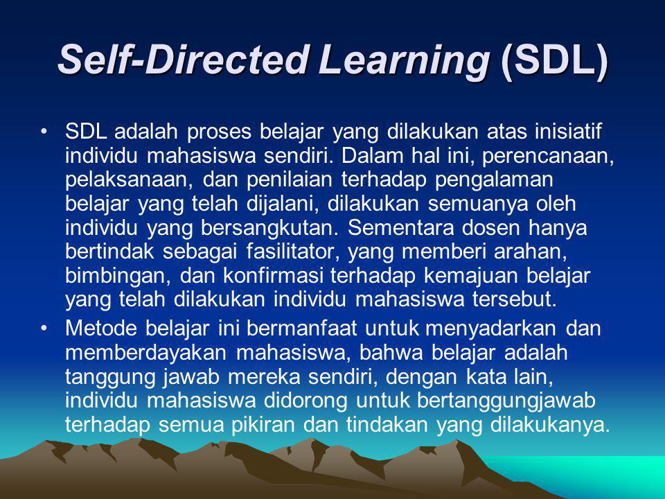 Self-Directed Learning (SDL)