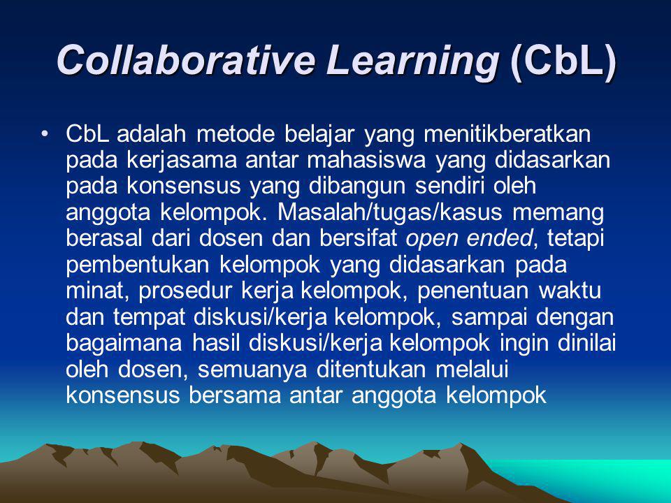 Collaborative Learning (CbL)