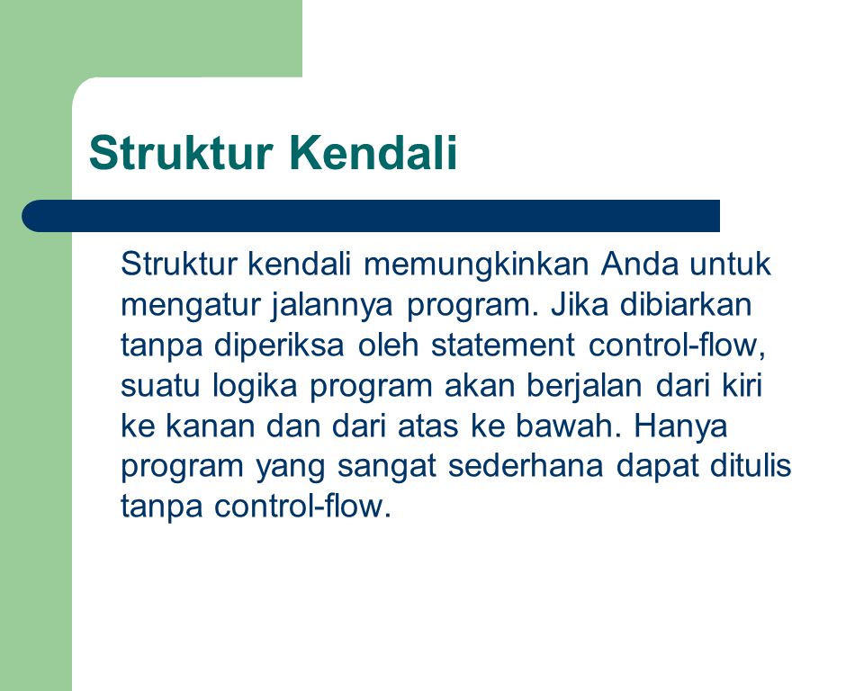 Struktur Kendali