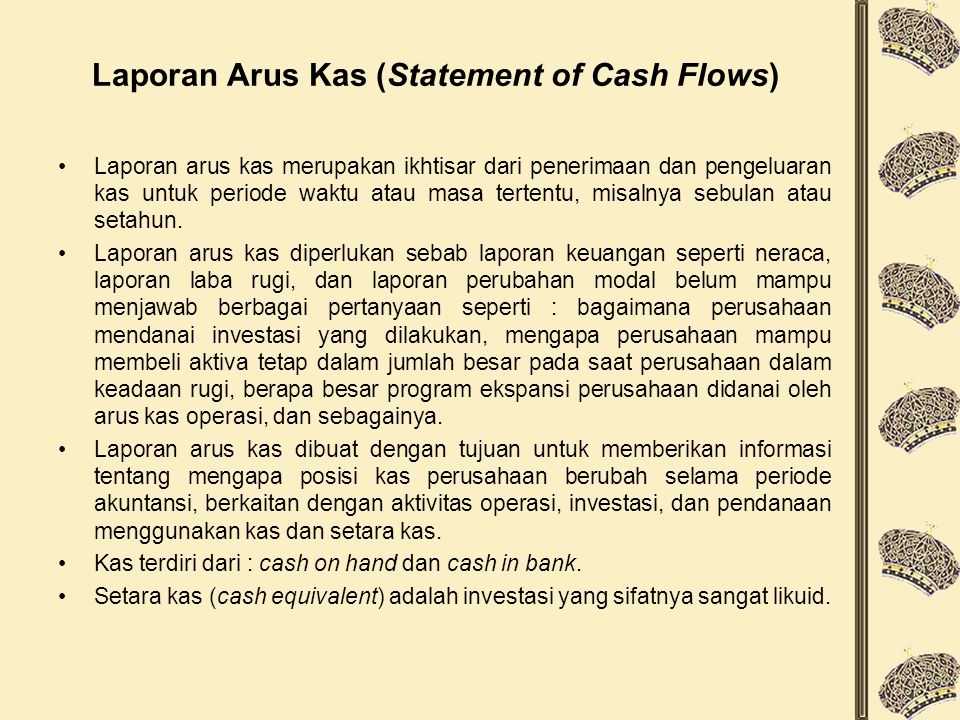 Laporan Arus Kas (Statement of Cash Flows)