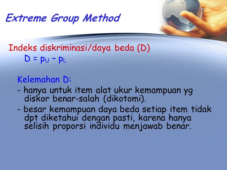 Grouping methods