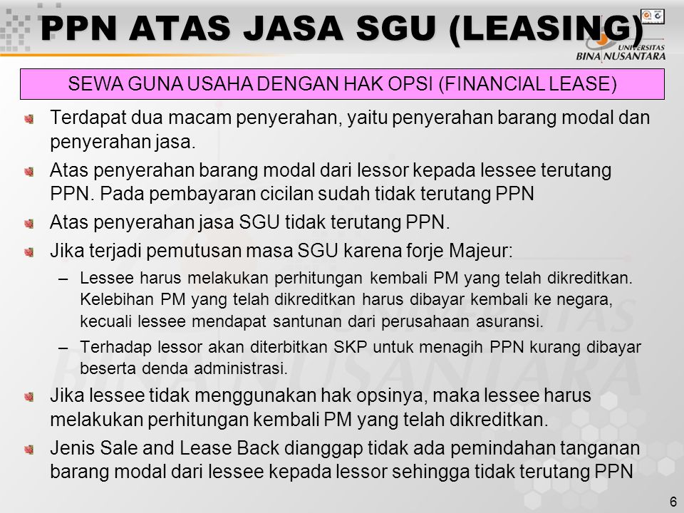 Pertemuan 9 Ppn Jasa Telekomunikasi Sgu Dan Jasa Lainnya Ppt Download