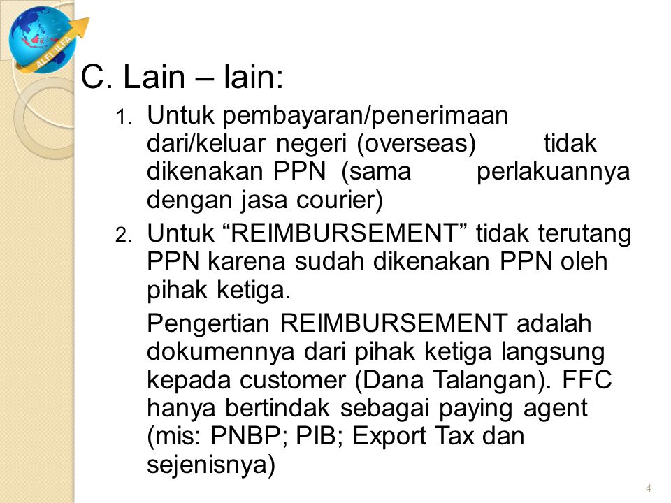 III. Commercial Invoice