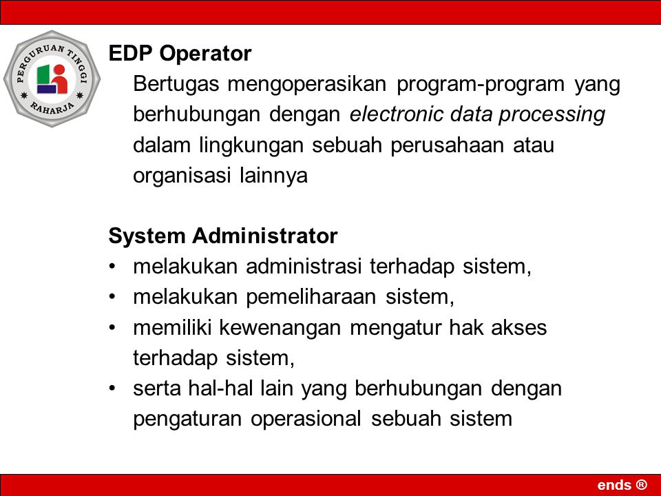 EDP Operator