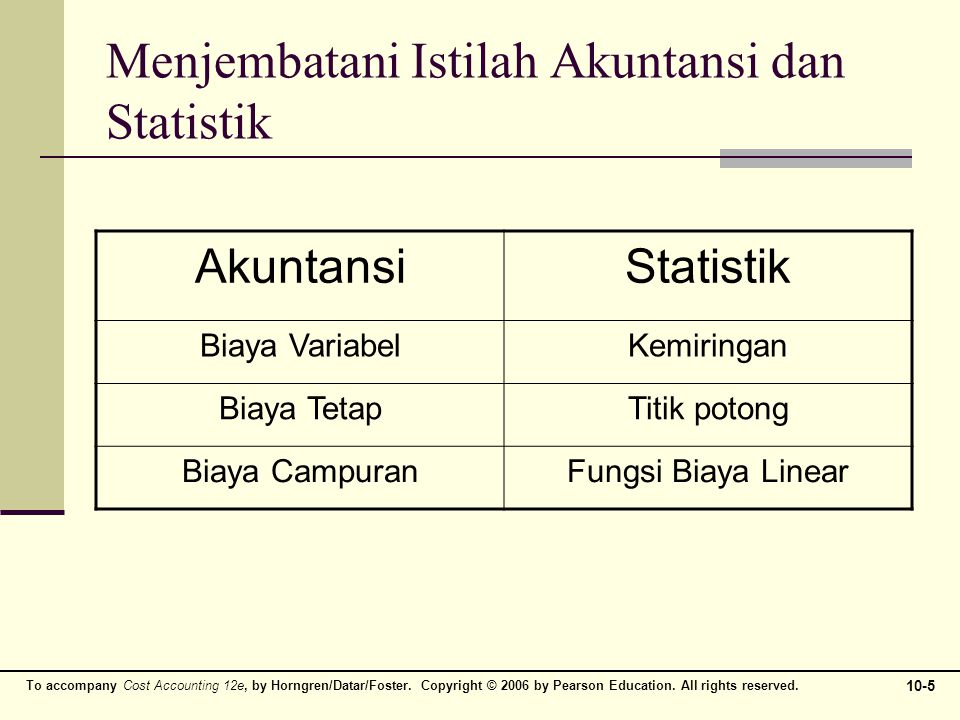 Menjembatani Istilah Akuntansi dan Statistik