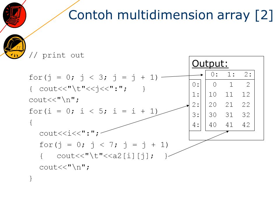Contoh multidimension array [2]