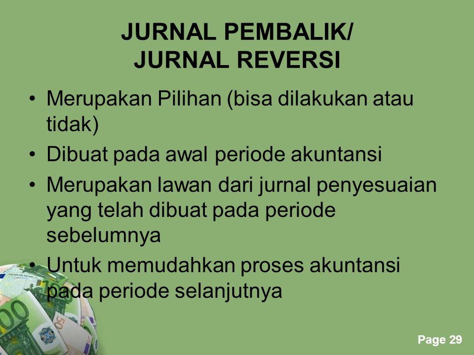JURNAL PEMBALIK/ JURNAL REVERSI