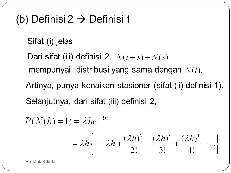 (b) Definisi 2  Definisi 1