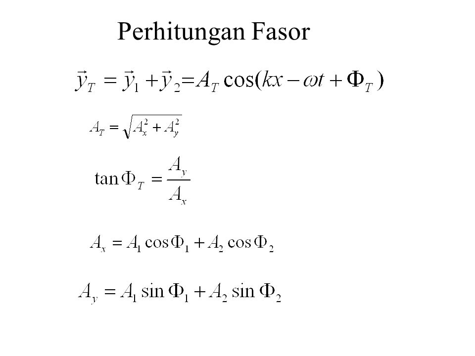 Perhitungan Fasor