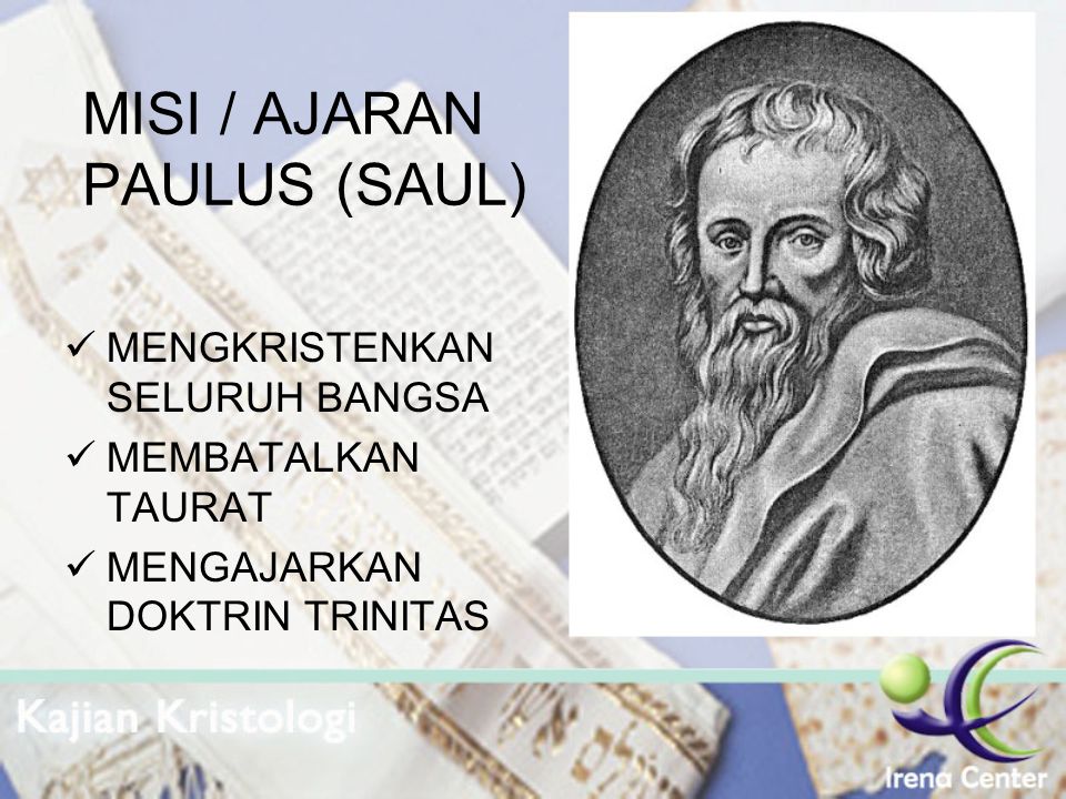 MISI / AJARAN PAULUS (SAUL)