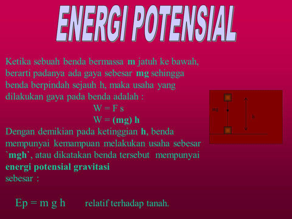 ENERGI POTENSIAL