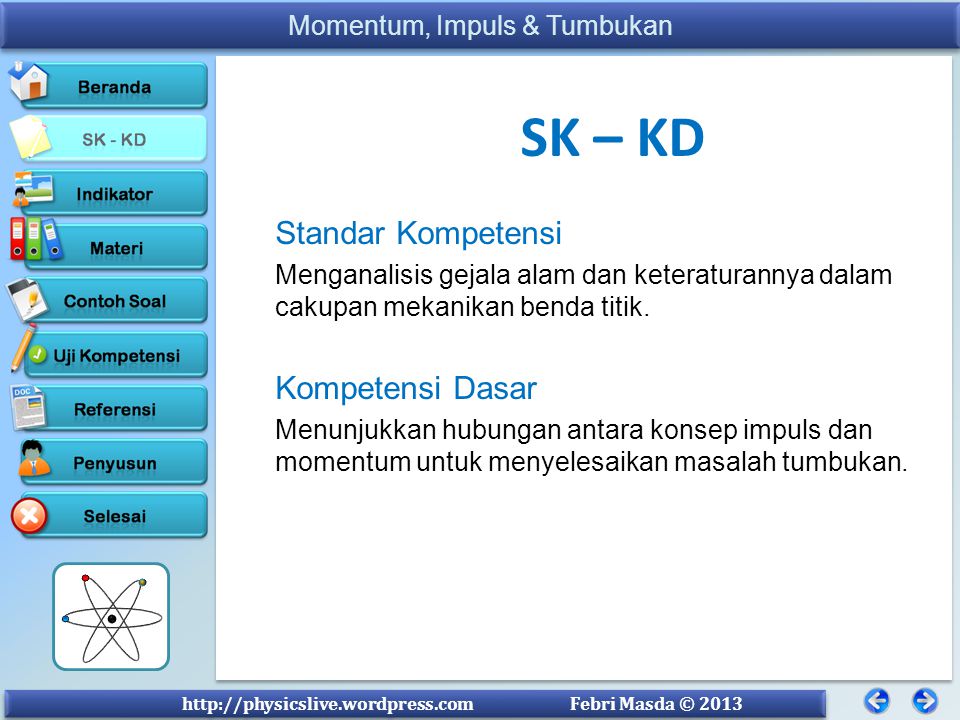 SK – KD Standar Kompetensi Kompetensi Dasar