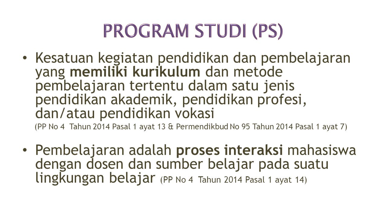 PROGRAM STUDI (PS)