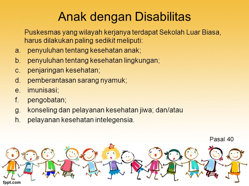 Anak dengan Disabilitas